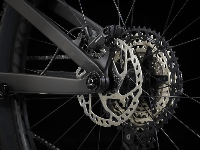 Trek Top Fuel 9.7 SLX/XT XC Mountain Bike in Raw Carbon-1